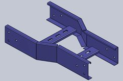 Cable Ladder Fitting - Traight Reducer