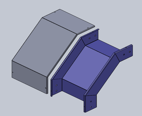 External Duct Riser Cable Duct Fitting - External Riser