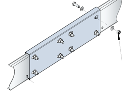 Calificación sustracción Hula hoop Cable Tray Accessories - Splice Plates